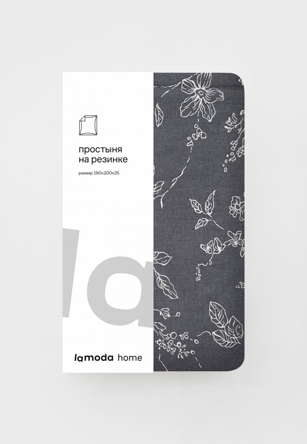 Lamoda Home Простыня Евро - 180х200х25 см - фото 5