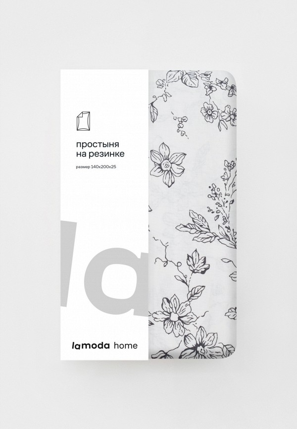 Lamoda Home Простыня 1,5-спальная - 140х200х25 см - фото 5