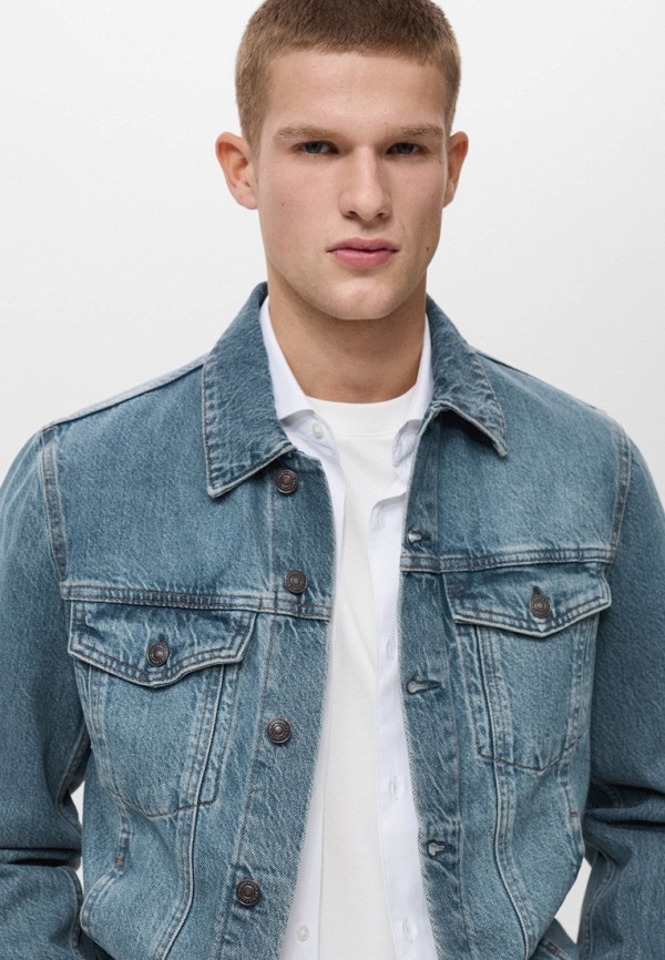 Mango Man Куртка джинсовая - RYAN - фото 5