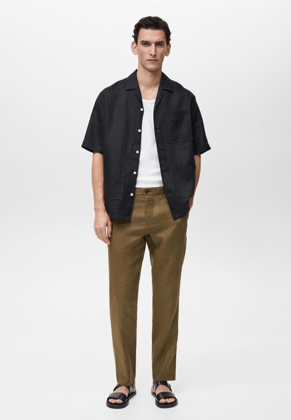 Mango Man Брюки - OYSTER - фото 2