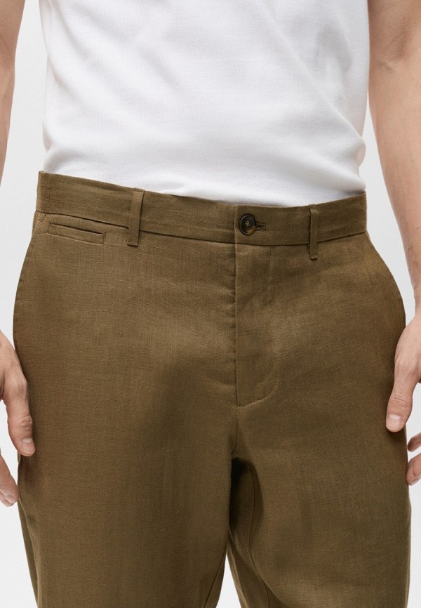 Mango Man Брюки - OYSTER - фото 5