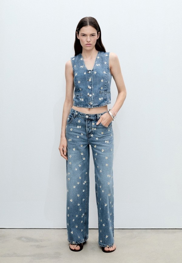 Mango Жилет джинсовый - MASSY - фото 2