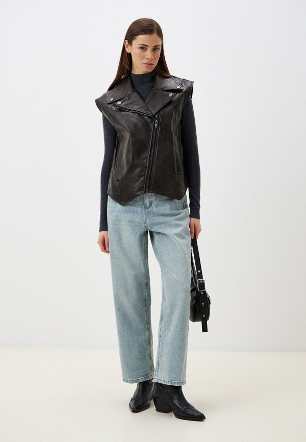 Twist Жилет кожаный - фото 2