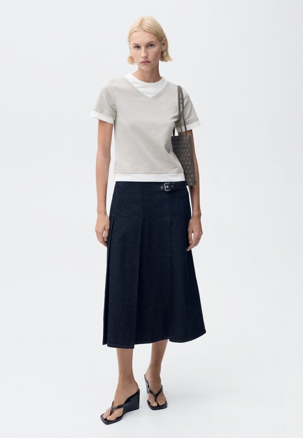 Mango Футболка - DOBLE - фото 2