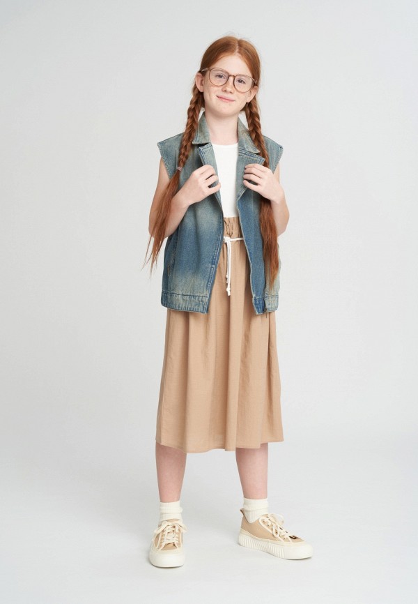 Button Blue Жилет джинсовый - фото 2