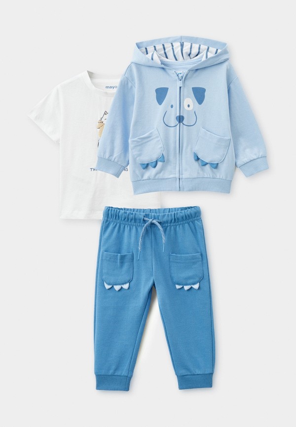 Mayoral Толстовка, футболка и брюки - фото 1