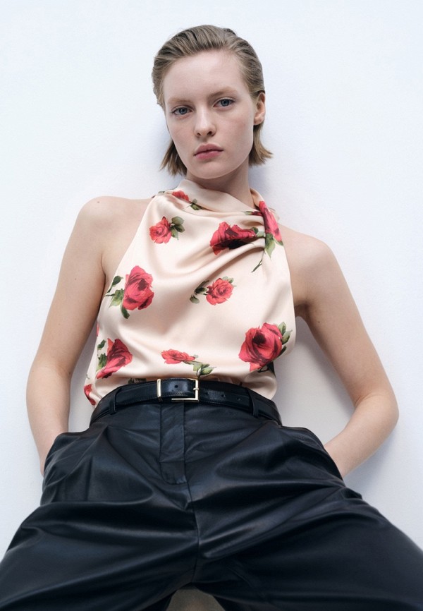 Mango Блуза - ROSE - фото 4