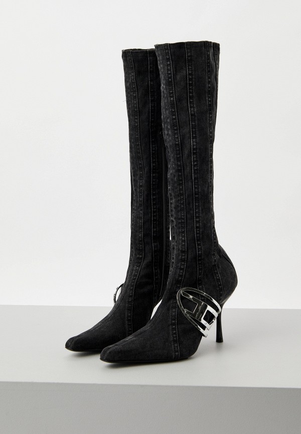 Diesel Сапоги - из денима - фото 3