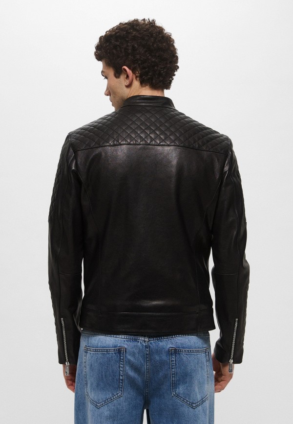 Philipp Plein Куртка кожаная утепленная - фото 3