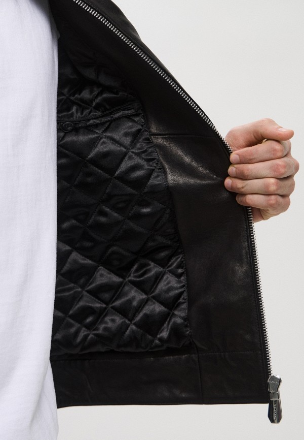 Philipp Plein Куртка кожаная утепленная - фото 6
