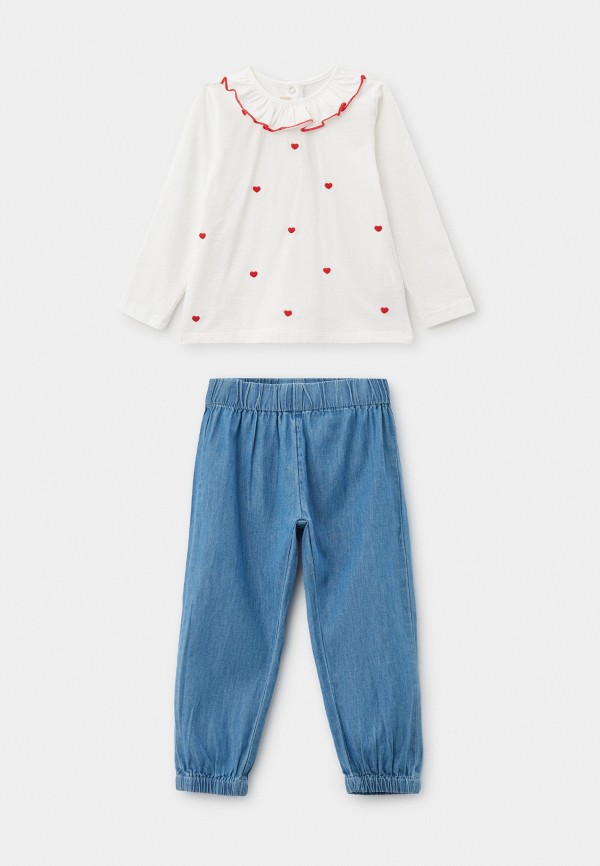 Chicco Лонгслив и джинсы - фото 1