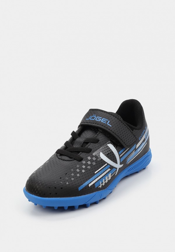 Jogel Шиповки - Бутсы многошиповые Jögel Evofly TF Talant Black/ blue. Детские - фото 2