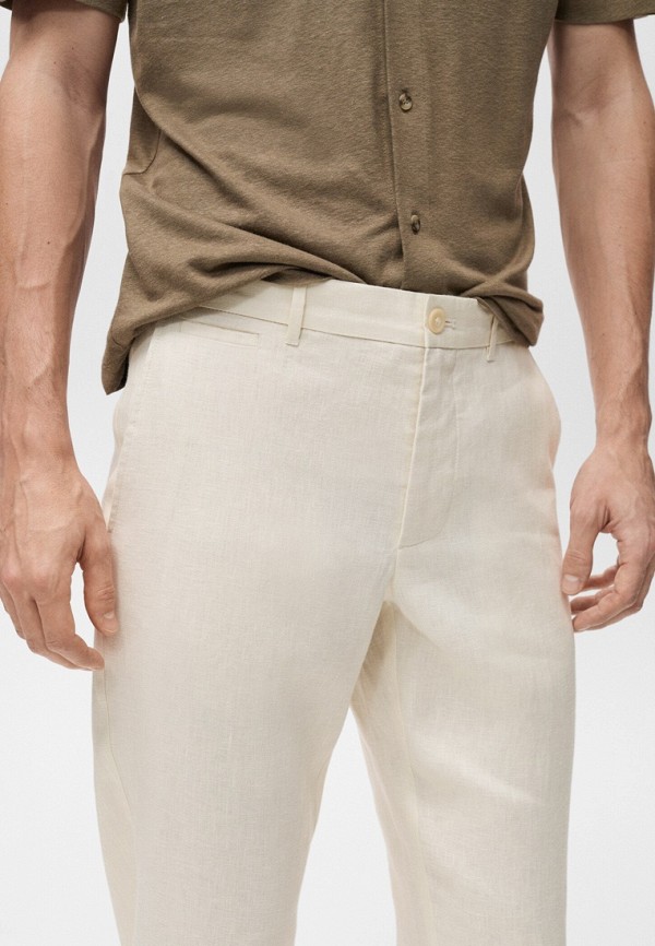 Mango Man Брюки - PANTALON OYSTER - фото 4