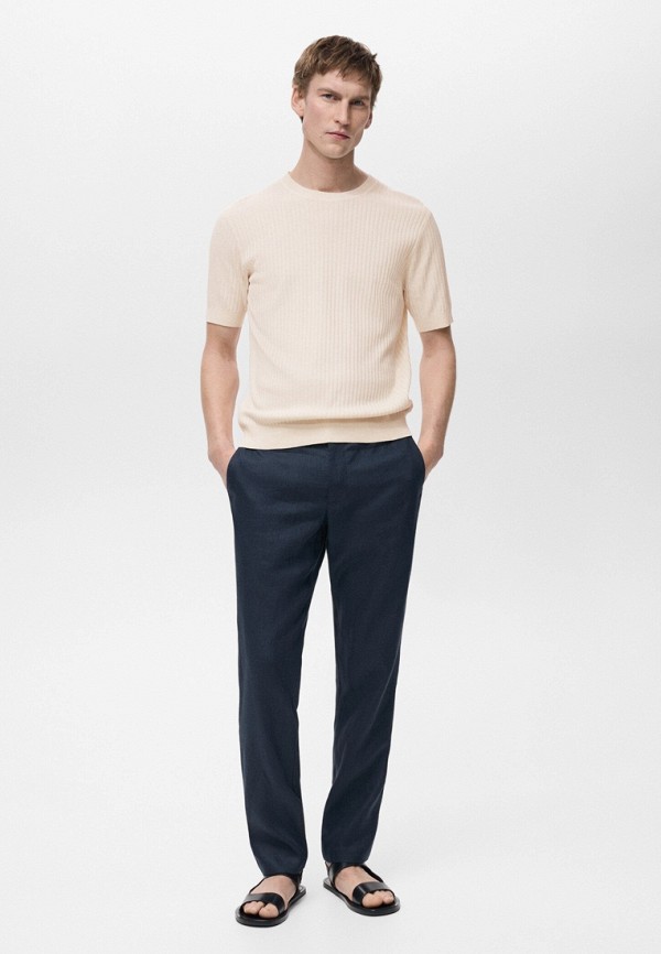 Mango Man Брюки - PANTALON OYSTER - фото 2