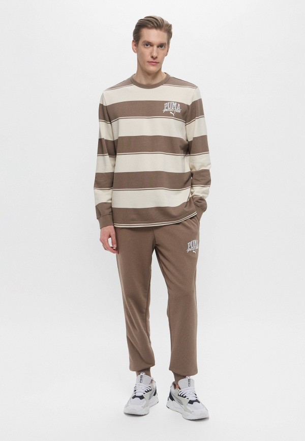 PUMA Свитшот - PUMA CLASS Striped AOP Crew TR - фото 2