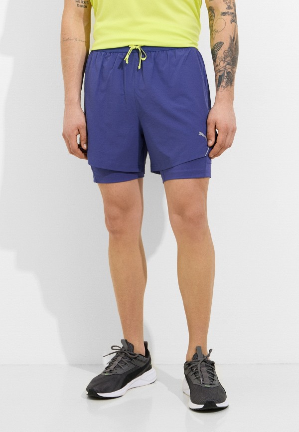 PUMA Шорты спортивные - M RUN ULTRAWEAVE 2IN1 5" SHORT - фото 1