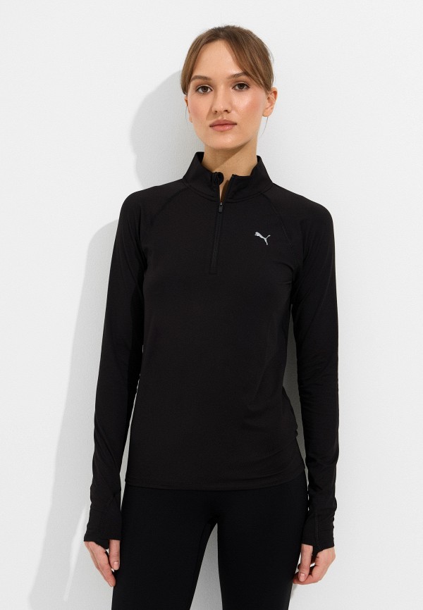 PUMA Лонгслив спортивный - W RUN Vel CLOUDSPUN 1/4 ZIP - фото 1