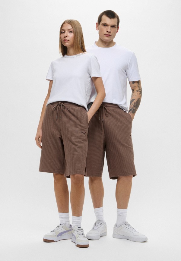 PUMA Шорты спортивные - PREMIUM ESS Jacquard Long Line Relaxed Shorts 11" - фото 2