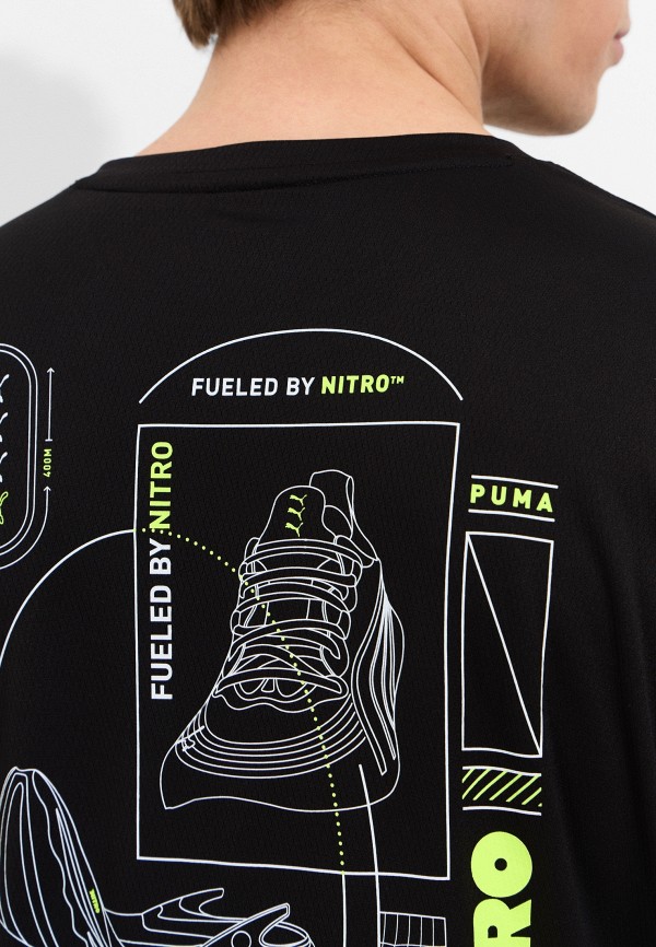 PUMA Футболка спортивная - GRAPHICS RUNNING NITRO TEE M - фото 4