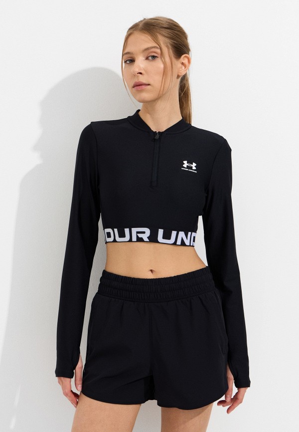 Under Armour Лонгслив спортивный - HeatGear Rib 1/4 Zip LS - фото 1