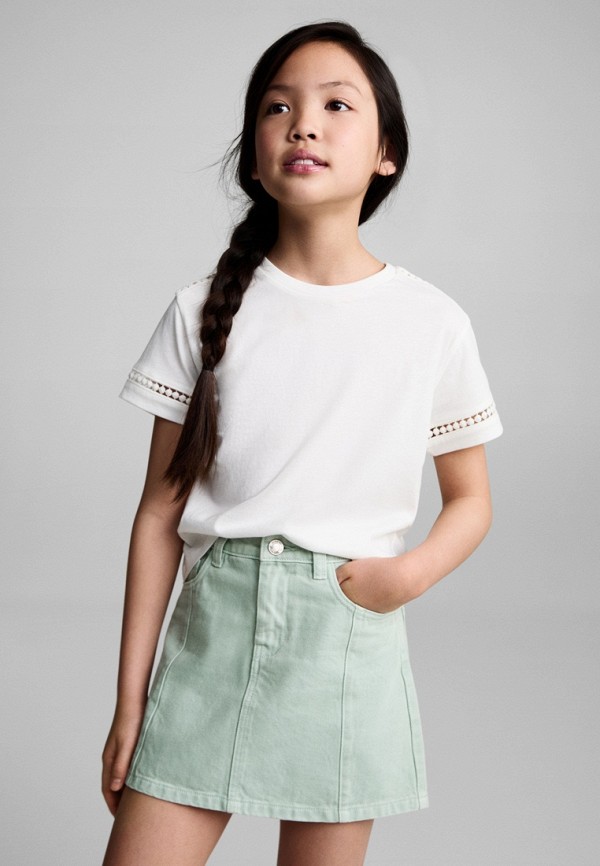 Mango Kids Юбка джинсовая - MATCHA - фото 1