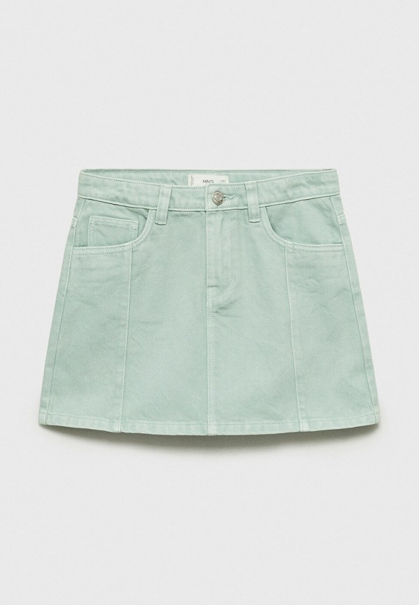 Mango Kids Юбка джинсовая - MATCHA - фото 4