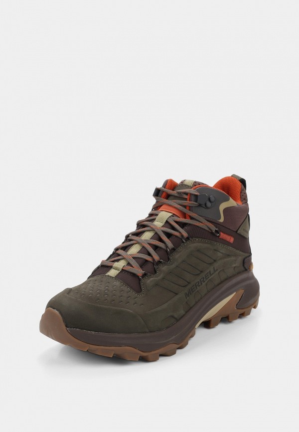 Merrell Ботинки трекинговые - SPEED 2 LTR MID WP olive - фото 2