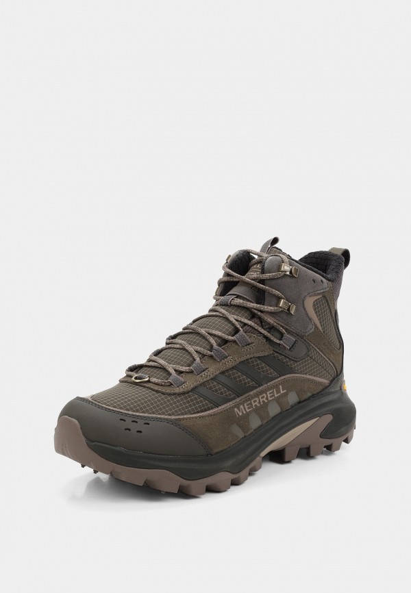 Merrell Кроссовки трекинговые - MOAB SPEED 2 THERMO MID WP olive - фото 2