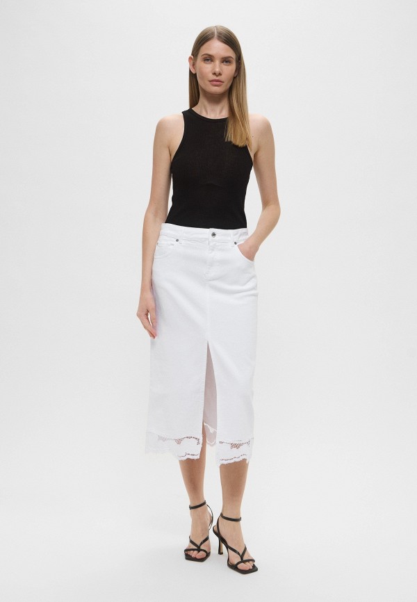 Ermanno Firenze Юбка джинсовая - фото 2