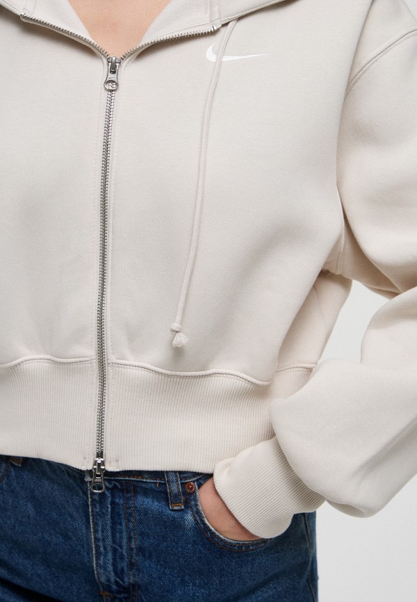 Nike Толстовка - NSPHNX FLC LSE CROP FZ HDY - фото 6