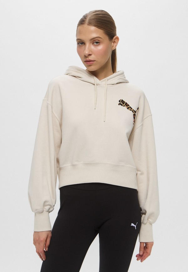 PUMA Худи - LEO LUXE Relaxed Cropped Hoodie TR - фото 1