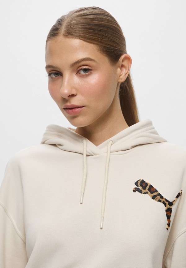 PUMA Худи - LEO LUXE Relaxed Cropped Hoodie TR - фото 4