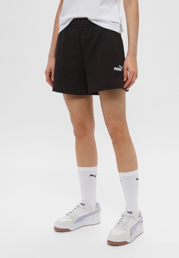 PUMA Шорты спортивные - ESS Small No. 1 Logo 4” Lightweight High-Waist Shorts - фото 1