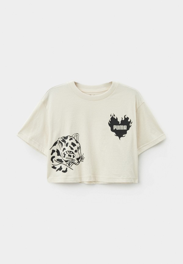 PUMA Футболка - ESS Graphic Short Length Tee IIII G - фото 1