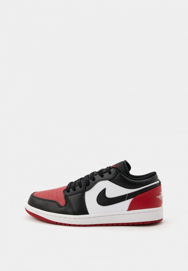 Jordan Кеды - AIR JORDAN 1 LOW WHITE/BLACK-VARSITY RED-WHITE - фото 1