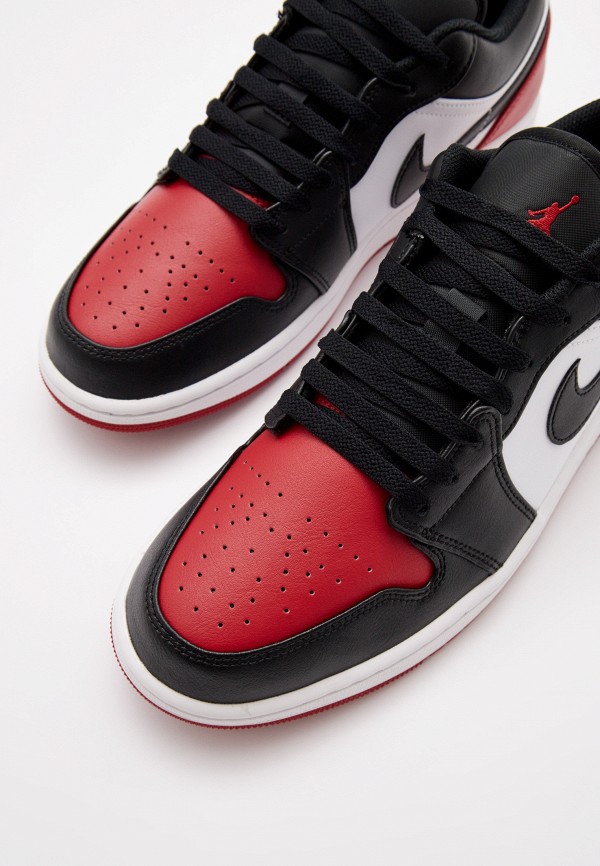 Jordan Кеды - AIR JORDAN 1 LOW WHITE/BLACK-VARSITY RED-WHITE - фото 2