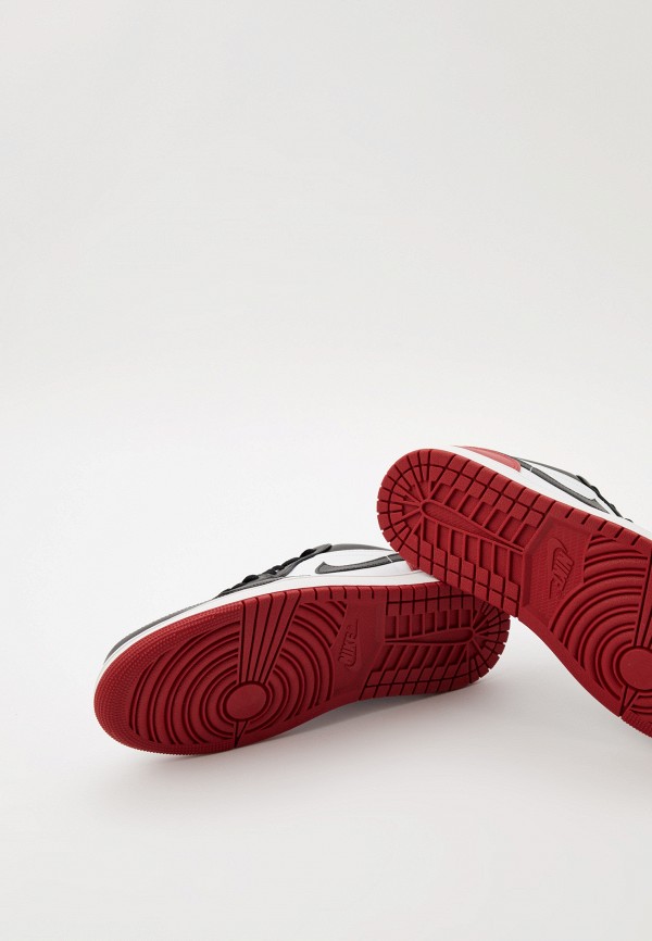 Jordan Кеды - AIR JORDAN 1 LOW WHITE/BLACK-VARSITY RED-WHITE - фото 5