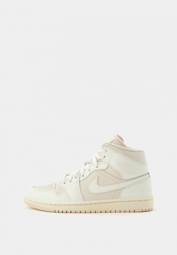 Jordan Кеды - AIR JORDAN 1 MID LEGEND LT BROWN/SAIL-MUSLIN - фото 1