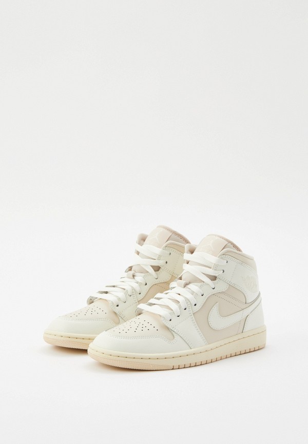 Jordan Кеды - AIR JORDAN 1 MID LEGEND LT BROWN/SAIL-MUSLIN - фото 3