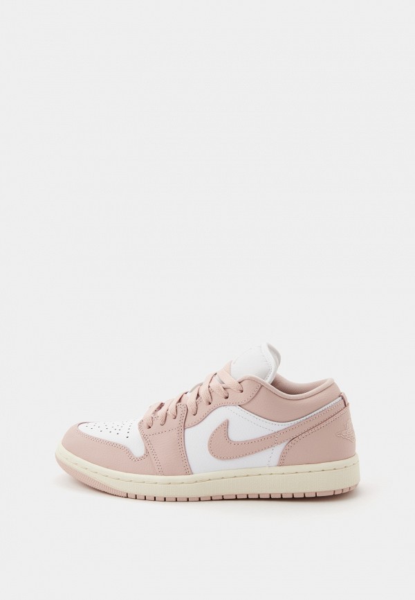 Jordan Кеды - AIR JORDAN 1 LOW WHITE/PINK OXFORD-SAIL - фото 1