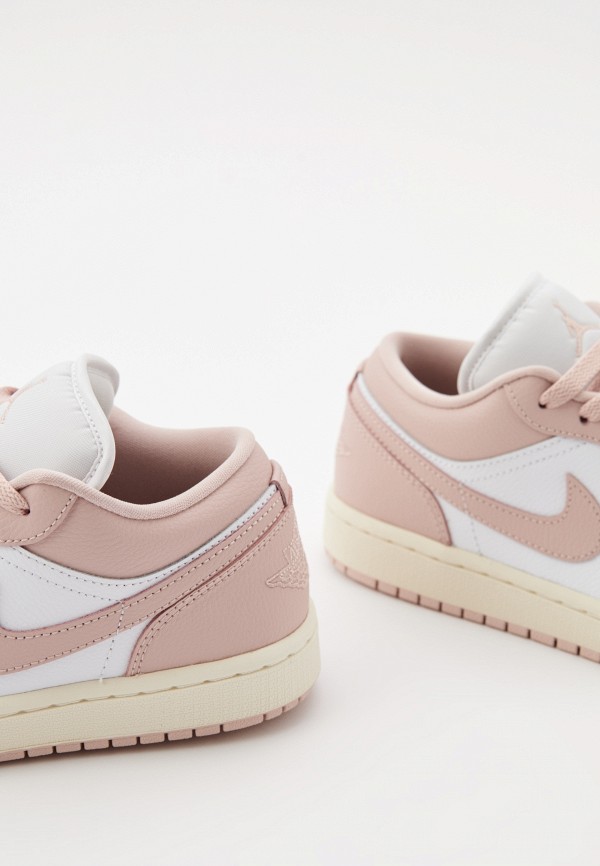 Jordan Кеды - AIR JORDAN 1 LOW WHITE/PINK OXFORD-SAIL - фото 4