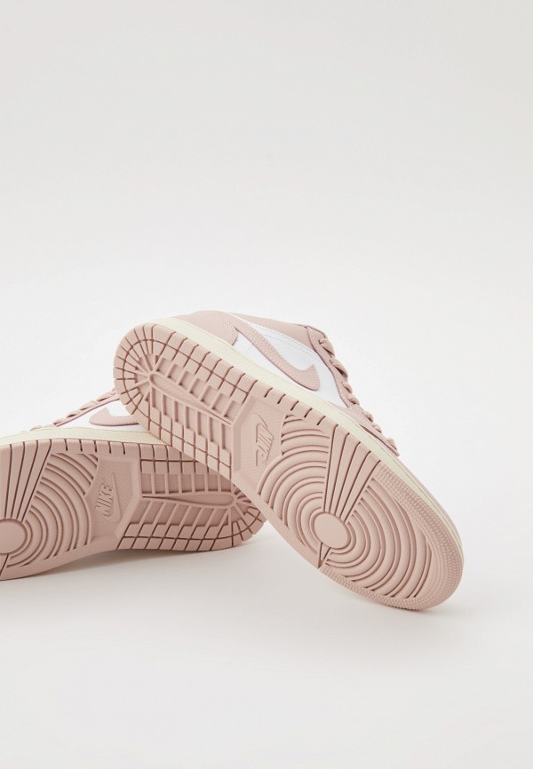 Jordan Кеды - AIR JORDAN 1 LOW WHITE/PINK OXFORD-SAIL - фото 5