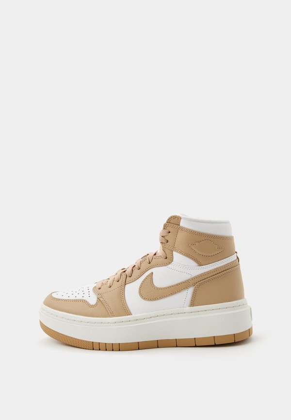 Jordan Кеды - AIR JORDAN 1 ELEVATE HIGH WHITE/DESERT-SAIL - фото 1