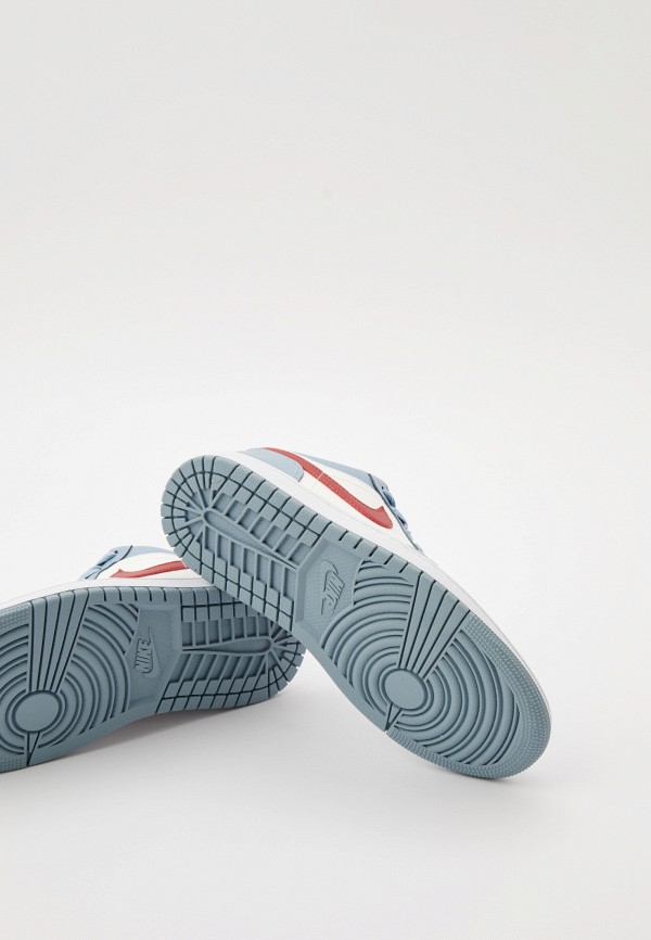 Jordan Кеды - AIR JORDAN 1 LOW SAIL/DUNE RED-BLUE GREY-WHITE - фото 5