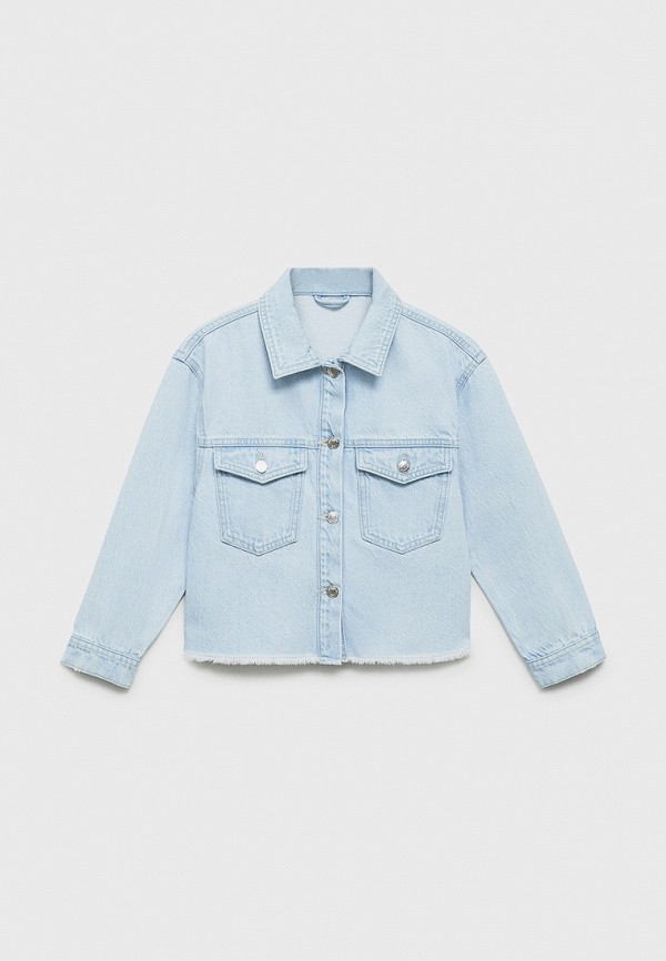 Mango Kids Куртка джинсовая - VIOLET - фото 1