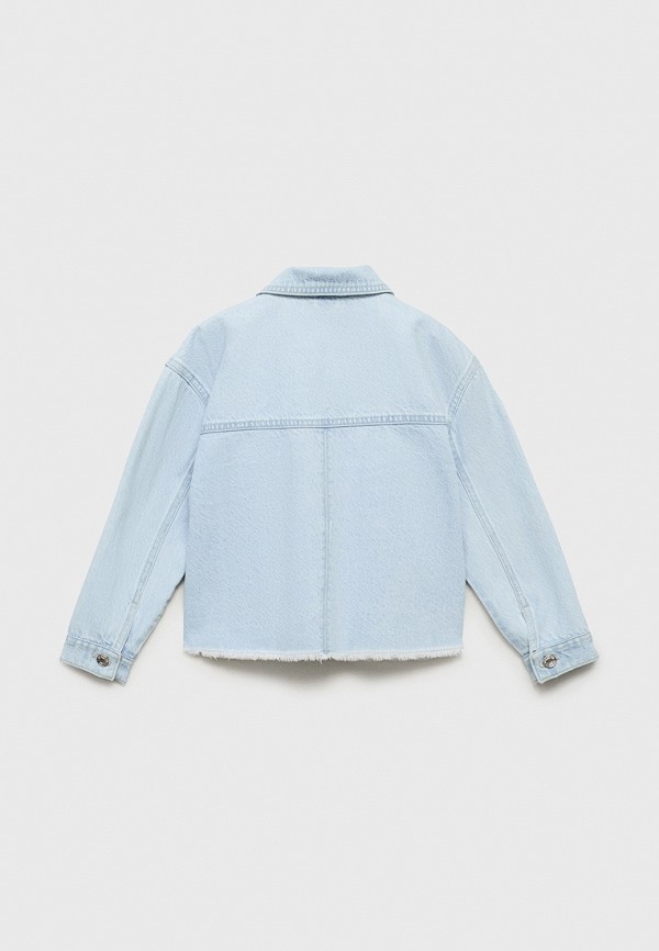 Mango Kids Куртка джинсовая - VIOLET - фото 2