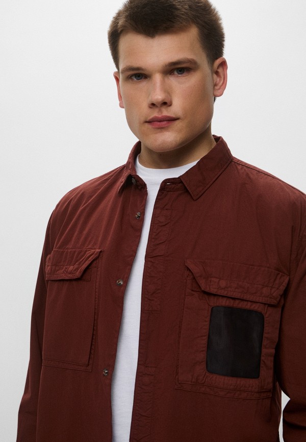 C.P. Company Куртка - ORGANIC GABARDINE LENS OVERSHIRT - фото 4