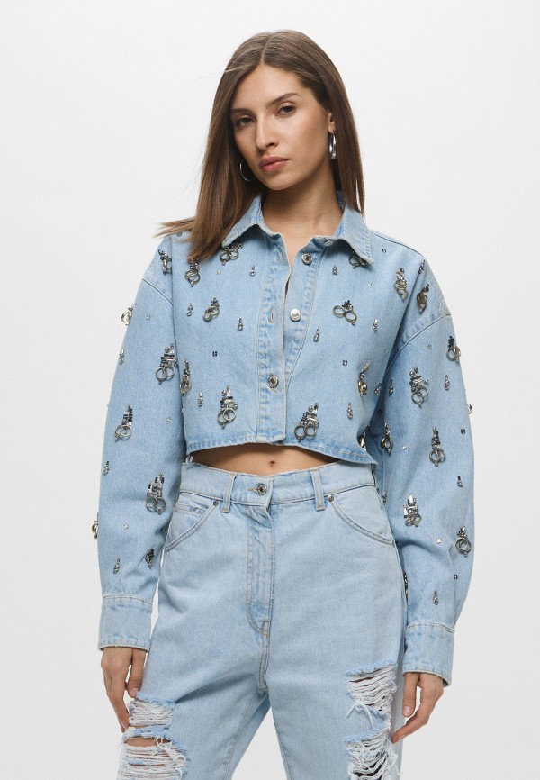 MSGM Рубашка джинсовая - фото 1