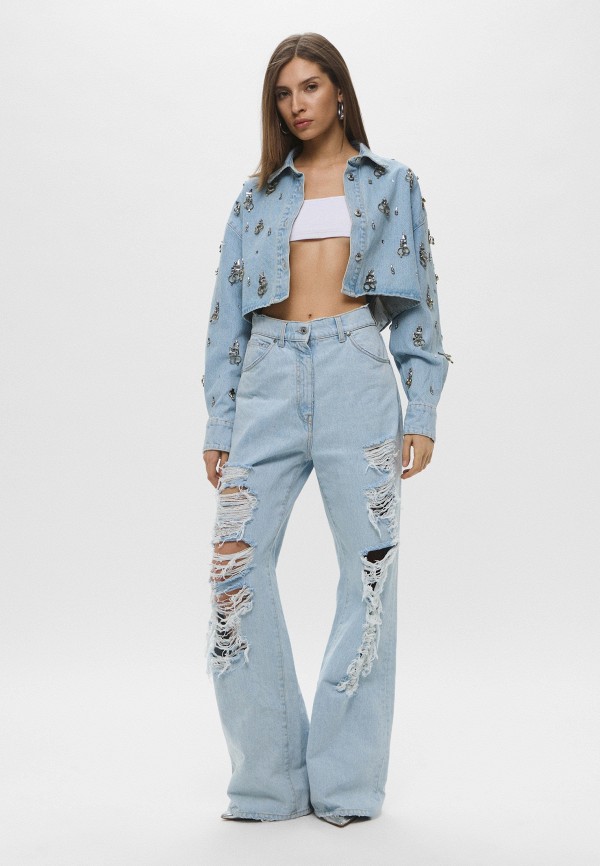 MSGM Рубашка джинсовая - фото 2