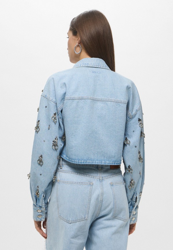 MSGM Рубашка джинсовая - фото 3